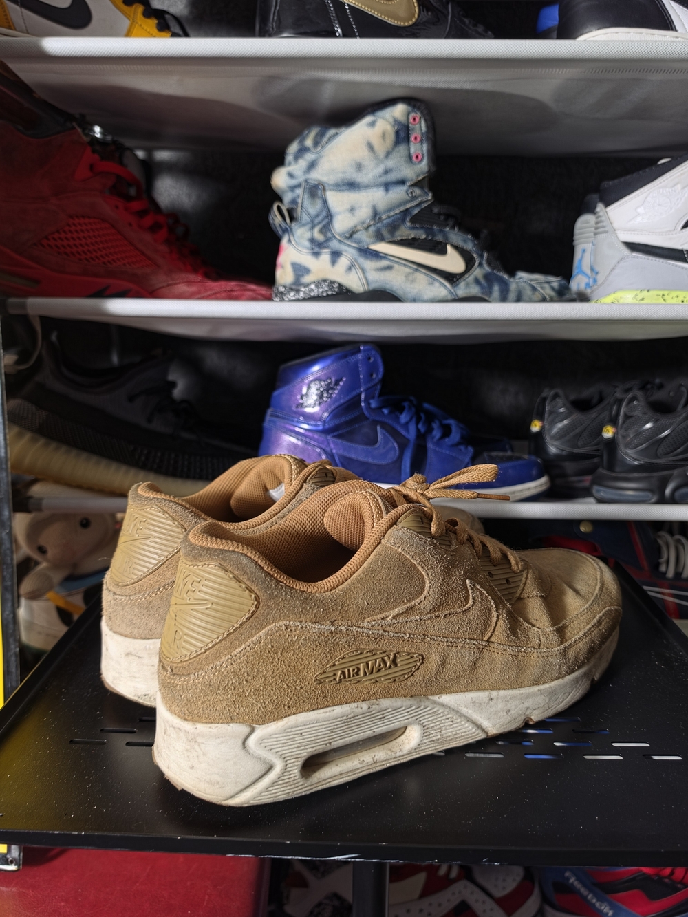 🔥 Nike Air Max 90 Tan Suede Sneakers Men's Size 11.5